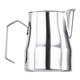 thumbnail image 1 of Jarra para espumar leche, tazas para espumar leche, jarra de vapor, espumador barista plata 350ml, 1 of 8