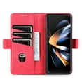 thumbnail image 3 of ELEHOLD for Samsung Galaxy Z Fold 5 Flip Folio Leather Wallet Case with Card Slots Kickstand Function Shockproof Protective Cover for Samsung Galaxy Z Fold 5 2023,Red, 3 of 10