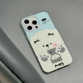 thumbnail image 4 of Cute Cartoon Puppy Bow Soft Phone Case Compatible with iPhone Case (Blue,iPhone 14 Pro Max), 4 of 6