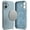 Blue, variant on Ringke Silicone Magnetic for iPhone 16 Case, Compatible with MagSafe Stain Resistant Lightweight Soft Touch Microfiber Inner Flexible Phone Cover - Yellow