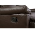 thumbnail image 4 of TrumanPick Manual PU Leather Recliner Chair,2 Seats Overstuffed Recliner Sofa Armchair Home Theater for Living Room, Brown, 4 of 6