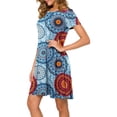 thumbnail image 3 of PPYOUNG Women's Summer Casual T-shirt Dresses Short Sleeve Boho Beach Dress, 3 of 7