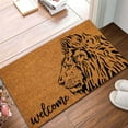 thumbnail image 6 of 16x24 Inch All-Season Waterproof Front Door Mat Coir Doormats Door Mats Outdoor Entrance Funny Spring Rugs for Home Non-Slip Durable Outdoor and Indoor Welcome Mats for Entryway, Porch, Lion Carpet, 6 of 9