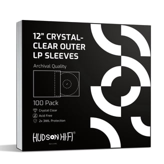 Invest In Vinyl Record Protection Pack of 100 Clear Plastic LP