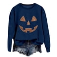 thumbnail image 3 of Tiijoy Girls Halloween Sweatshirt Pumpkin Graphic Pullover Top, Sizes 13-14, 3 of 4