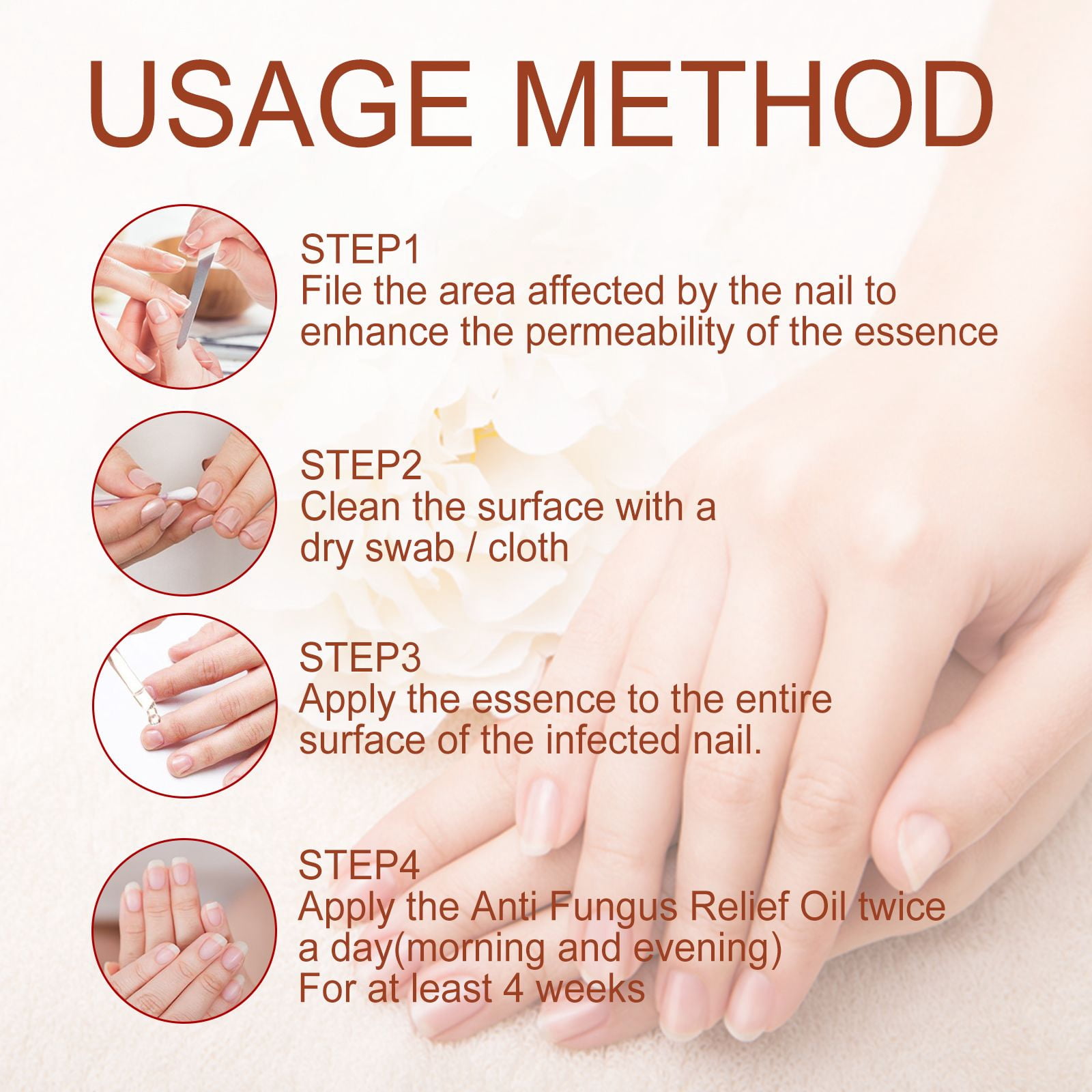 Alvantor 7-Day Nail Treatment Serum for Antifungal , Damaged Discolored Thick Nails, ToeNail Nourishing Essence, 0.68fl.oz