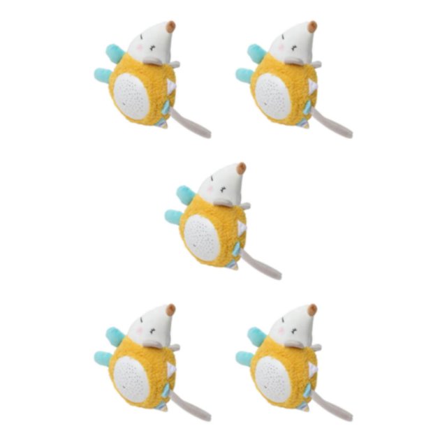 Guardoinrt Stuffed Animal Plush Toys with Night Projector and Music Light Hedgehog 5Set