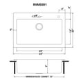 thumbnail image 3 of Ruvati 33 x 22 inch Drop-in Topmount Kitchen Sink 16 Gauge Single Bowl, 3 of 12