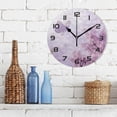 thumbnail image 3 of GZHJMY Wall Clock Round Funny Water Flamingo Battery Operated Silent Non Ticking Decorative Home Office School Decor Dual Use Art Clock (Butterfly), 3 of 5
