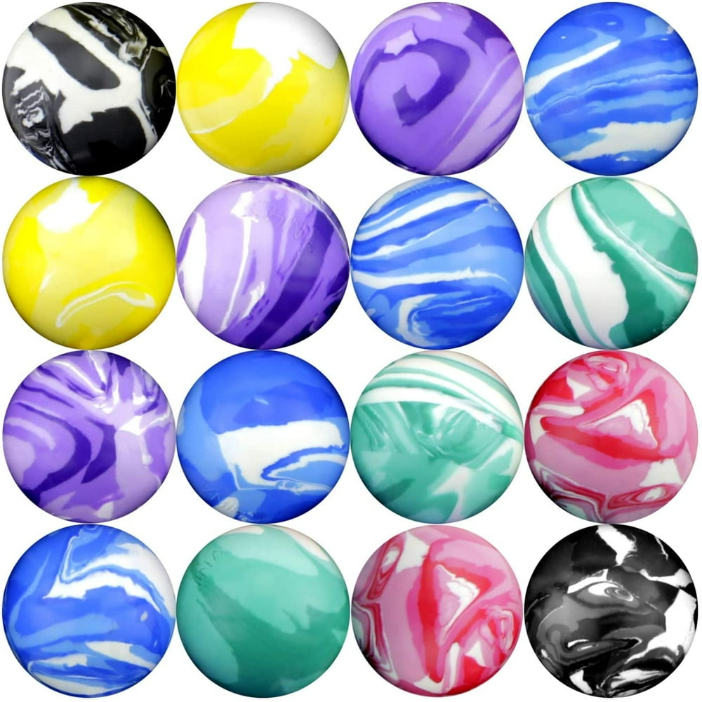 45mm 1.77” High Bouncing Balls, Assorted Rubber Balls Party Favors