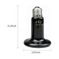 thumbnail image 3 of Mistaha 25W Reptile Heat Lamp Ceramic Infrared Heat Emitter Brooder Coop Lizard Aquarium Snake Pet Infrared Non-Light Lamp Bulb, 3 of 8