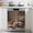 Coffee Cup, variant on Black Kitchen Utensils Dishwasher Magnet Cover Front Dishwasher Sticker Reusable Waterproof Removable Refrigerator Magnet Cover for Home Kitchen Appliance 23x26 Inch