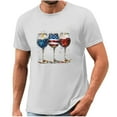 thumbnail image 5 of Awdenio Oversized Tshirts for Men 4Th of July Tshirt Funny USA Graphic Tops Patriotic Casual Short Sleeve Basic Tees, 5 of 5