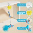 thumbnail image 2 of GHSDFBB Indoor Cat Hanging Toys,4 Packs of Retractable Cat Exercise Toy Rope,Fun Toys to Attract Cats' Attention,Hanging Door Bouncing Cat Toys, Interactive Cat Toys for Indoor Play (A), 2 of 7