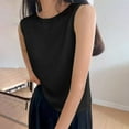 thumbnail image 2 of ZyeKqe Sweater Vest for Women Casual Sleeveless Crewneck Pullover Knit Tank Tops Loose Fitted Blouses, 2 of 6