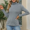 thumbnail image 2 of Cyber&Monday Deals Dyegold Lightweight Hoodie Women Long Sleeve V-Neck Fall Sweatshirts Loose Fashion Button Plain Drawstring Pullover Tops, 2 of 8