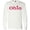 AA-White, variant on Inktastic Ohio in Red Text with Heart Long Sleeve T-Shirt
