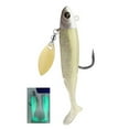 thumbnail image 1 of Ensemble d'Appâts Souples en Plomb T-Tail Phosphorescents 20g Hameçon Simple Paillettes Bioniques, 1 of 7