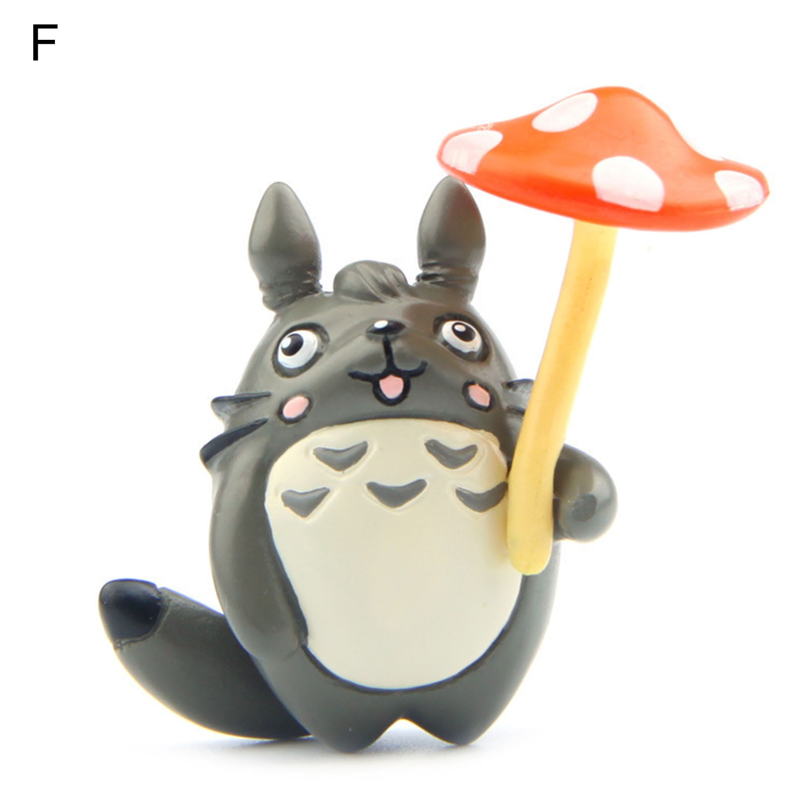 Wanwan Anime Ornament Delicate Waterproof with Umbrella My Neighbor Totoro  Action Figure Toy for Children 