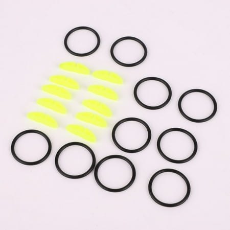 10 Pcs Adjustable Fishing Hook Secure Keepers Holders Lures Jig Hooks Safe Keeping for Fishing Rod