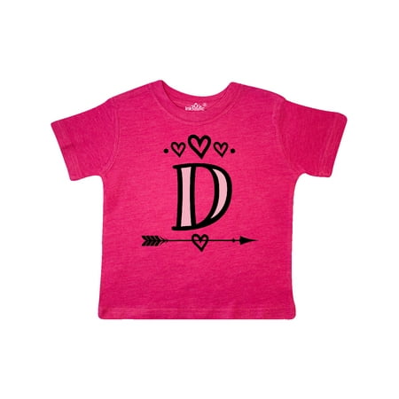 

Inktastic Letter D Monogram Tribal Arrow Gift Toddler Toddler Girl T-Shirt