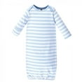 thumbnail image 3 of Hudson Baby Infant Boy Cotton Gowns, Sailor Whale, Preemie-Newborn, 3 of 5