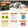 thumbnail image 6 of Jocisland 11.5ft & 8.2ft Bubble House with Balloons, PVC Bounce Bubble House with Two 750W Air Blowers for Party, Commercial Use, Wedding, 6 of 8