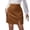 Khaki, variant on Autumn And Winter Women's Solid Color Suede Skirt European And High Waist Metal Buckle Skirt Skirts for Women