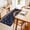 Dark Blue, variant on 2x3 Ft Entryway Area Rug, Cartoon Space Kitchen Rug Runner Washable Floor Mat, Spacecraft Rocket Meteorite Star Cute Non Slip Indoor Door Mat Throw Carpet for Bathroom Living Room Bedroom