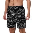 thumbnail image 2 of Haiem Travel The World Mens Swim Trunks with Compression Liner 2 in 1 Swimming Shorts Stretch Swimwear Quick Dry,Board Shorts-Large, 2 of 9