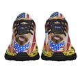 thumbnail image 5 of Highland Cattle Sunflower Patriot Cow Shoes Sneakers Black Size 5, 5 of 7