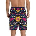 thumbnail image 3 of Fotbe Cinco De Mayo Floral Pajama Shorts for Men, Men's Pajama Bottoms, Sleepwear,Short Pajama Pants-4X-Large, 3 of 9
