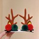 thumbnail image 1 of Horquilla de felpa de Navidad para mujer, alce grande, Clip de tiburón, tocado, astas de dibujos animados, diadema, nuevo, 1 of 4