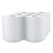 Cascades Select Roll Paper Towels, 1-Ply, 7.88" x 1,000 ft, White, 6/Carton