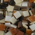 thumbnail image 4 of 250 Uds Piezas de Azulejos de Mosaico de Vidrieras de Colores perfecl Formas Cuadradas para Hacer para Niños Y Decoraciones para La Cocina marrón, 4 of 8
