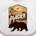 thumbnail image 4 of Inktastic Glacier National Park Vacation Boys or Girls Baby Bib, 4 of 4
