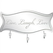 Etched Inspirational Mirrored Hook