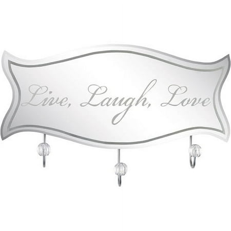 Etched Inspirational Mirrored Hook