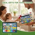 thumbnail image 3 of Trilingual Learning Toy Tablet with Music & Sound, Montessori Speech Musical Therapy Educational Toys, 3 of 9