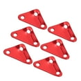 thumbnail image 4 of 10pcs Triangle Tent Rope Fastener Aluminium Alloy Ultralight Strong Paracord Tensioners Rope Adjuster for Camping Red, 4 of 14
