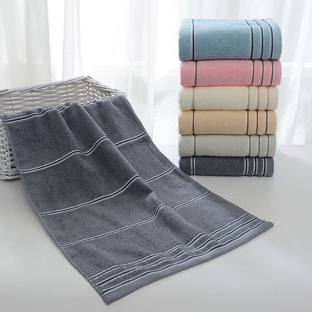 Zhuge Toallas de baño de algodón puro, 3 unidades, multiusos: baño, fitness, ducha, deportes, se adaptan a diversas situaciones sin esfuerzo. 70 x 34 cm (gris oscuro).