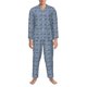 thumbnail image 3 of Balery Cute Whale Pijama para Hombre de Dos Piezas con Manga Larga, Conjunto de Dormir y Descanso Suave con Bolsillos-Medium, 3 of 7