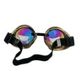 thumbnail image 3 of SAYFUT New Rainbow Kaleidoscope Glasses Welding Steampunk Goggles Diffraction Laser Crystal Lens, 3 of 3