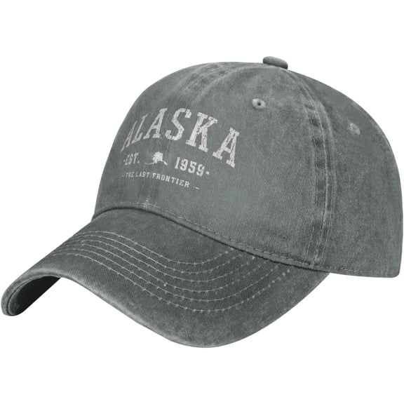 Alaska Est 1959 Baseball Cap for Men Women Cowboy hat Trucker Hat Golf Dad Cap Fishing hat