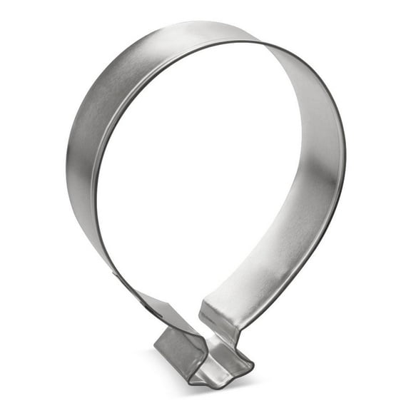 Balloon Cookie Cutter 4 in B1551 - Foose Cookie Cutters - USA Tin Plate Steel