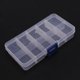 thumbnail image 3 of Organizador multiusos de plástico transparente, manualidades, abalorios y accesorios con 10 compartimentos y divisores ajustables -, 3 of 5