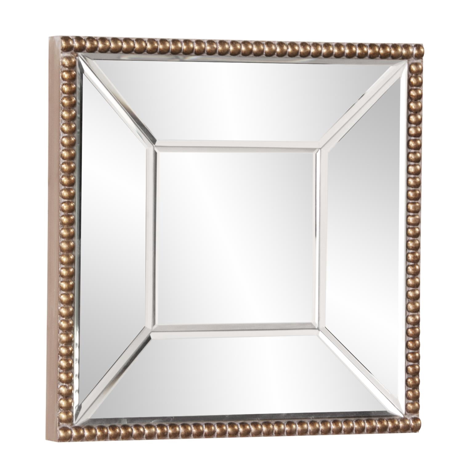 Tyler Dillon Square Wall Mirror with Layered and Scalloped Frame 57" x 57"