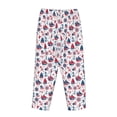 thumbnail image 3 of Lsque Happy Columbus Day Print Women's Pajama Pants, Lounge Pant - Comfortable Home Wear,Elastic Waistband, Stylish Design-Large, 3 of 9