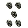 thumbnail image 1 of Justharion Gothic Punk Golden Horror Skull Ring Excellent Suitable For Many Occasions Easy silver 10 5Set, 1 of 6