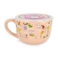 thumbnail image 1 of Taza de sopa de cerámica con diseño de princesa Disney con tapa ventilada, 700 ml, 1 of 4